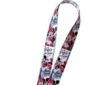 Mickey and Minnie Paris Je' Taime Airpod Case Lanyard